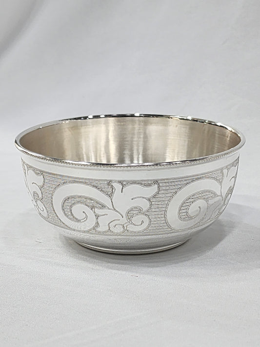 Floral Laser engraved bowl