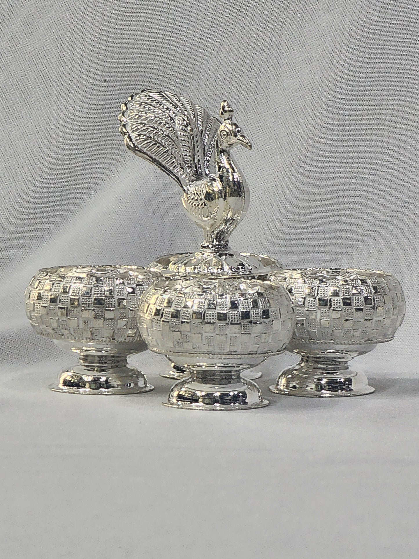 4 in 1 Peacock Welcome Bowl