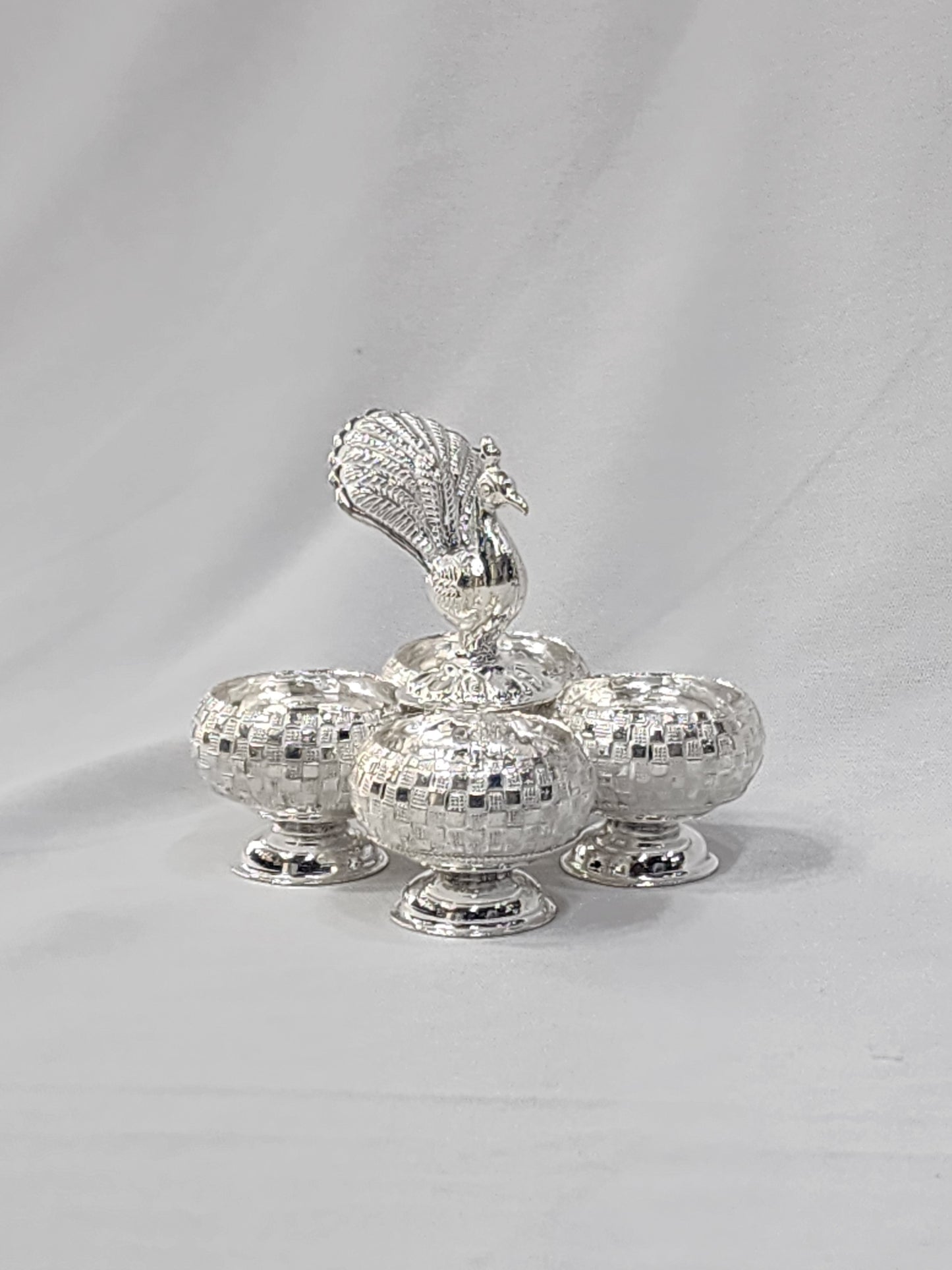 4 in 1 Peacock Welcome Bowl