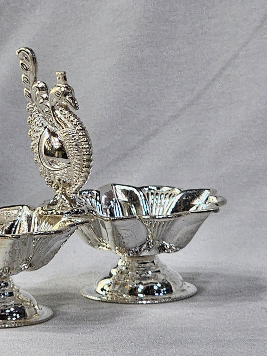 Peacock Kothu KumKum Bowl Nakas