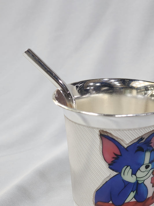 Tom and Jerry enamel Straw Tumbler