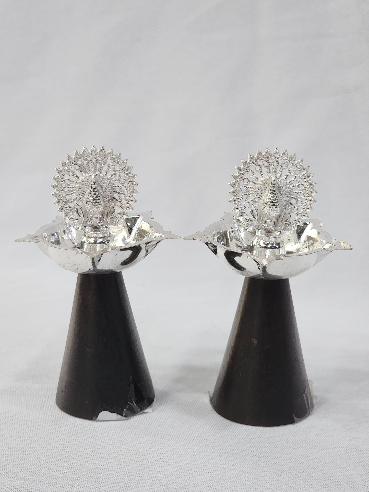 Peacock Truncated Base Deepam