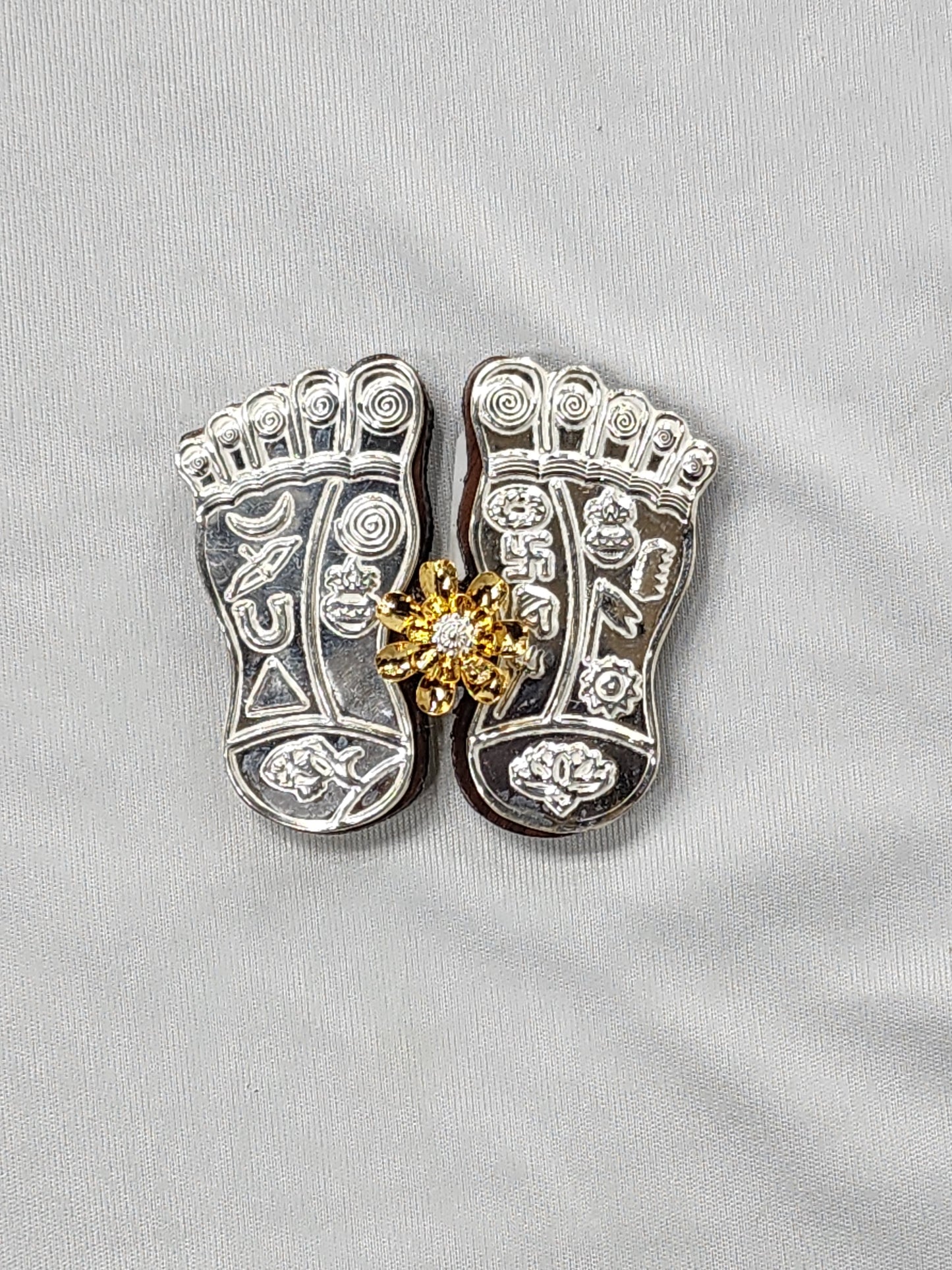 Ramar Padham Floral Gold Polished