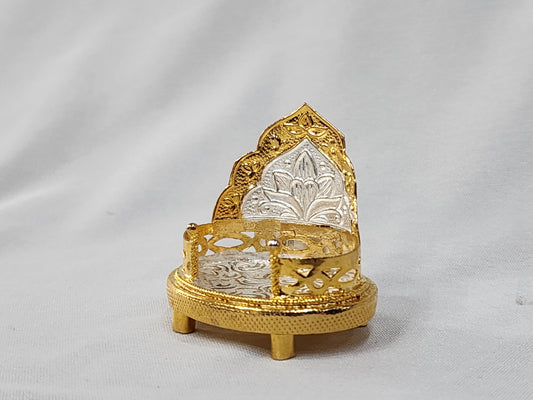 Gold Polished Mandasanam with Umbrella