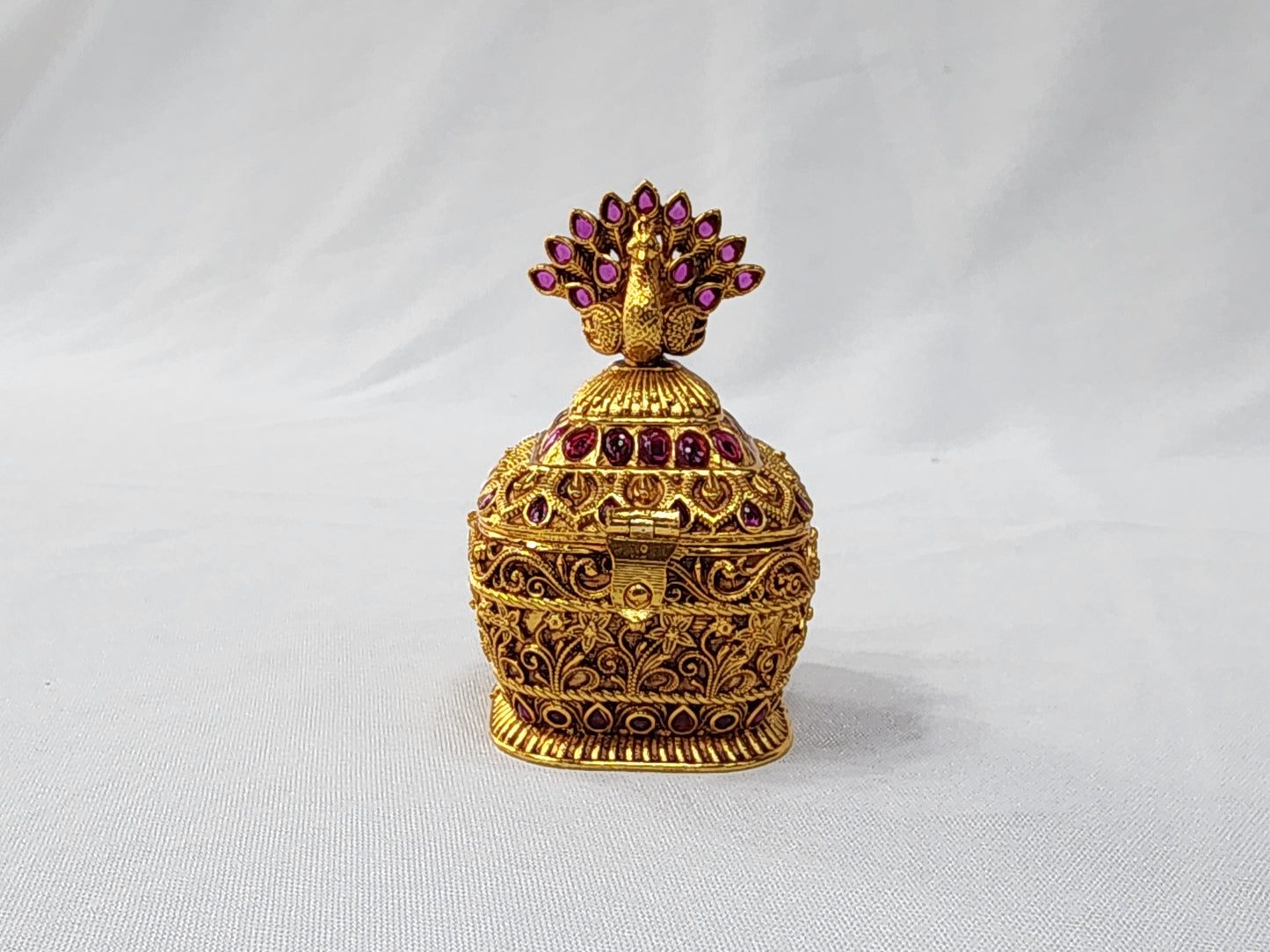 Gold Polished kumkuma Chimil