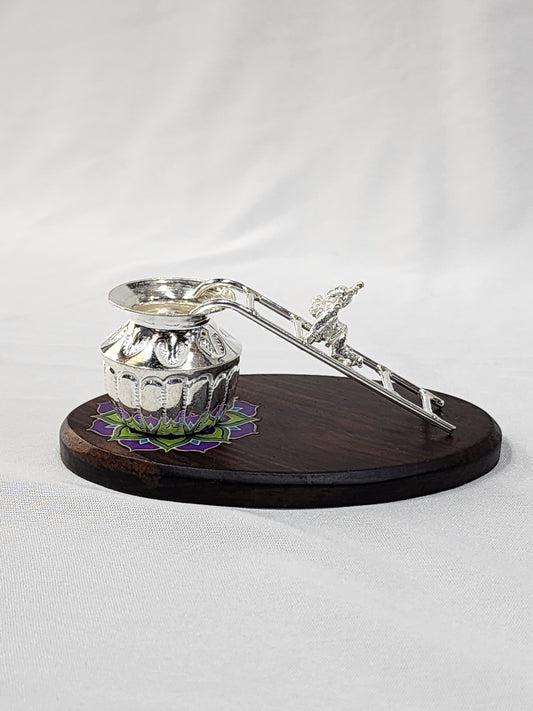 Maya Krishna with Ladder and Pot