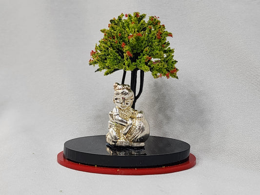 Butter Krishna with Tree idol