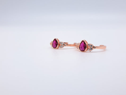 Zircon stone Metti Rose Gold