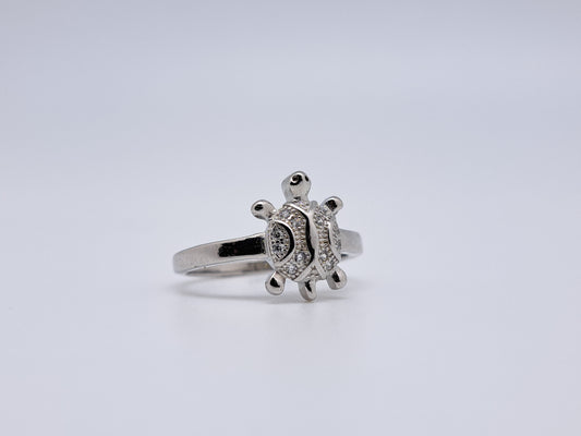 Turtle Elegance Ring - AD Stone