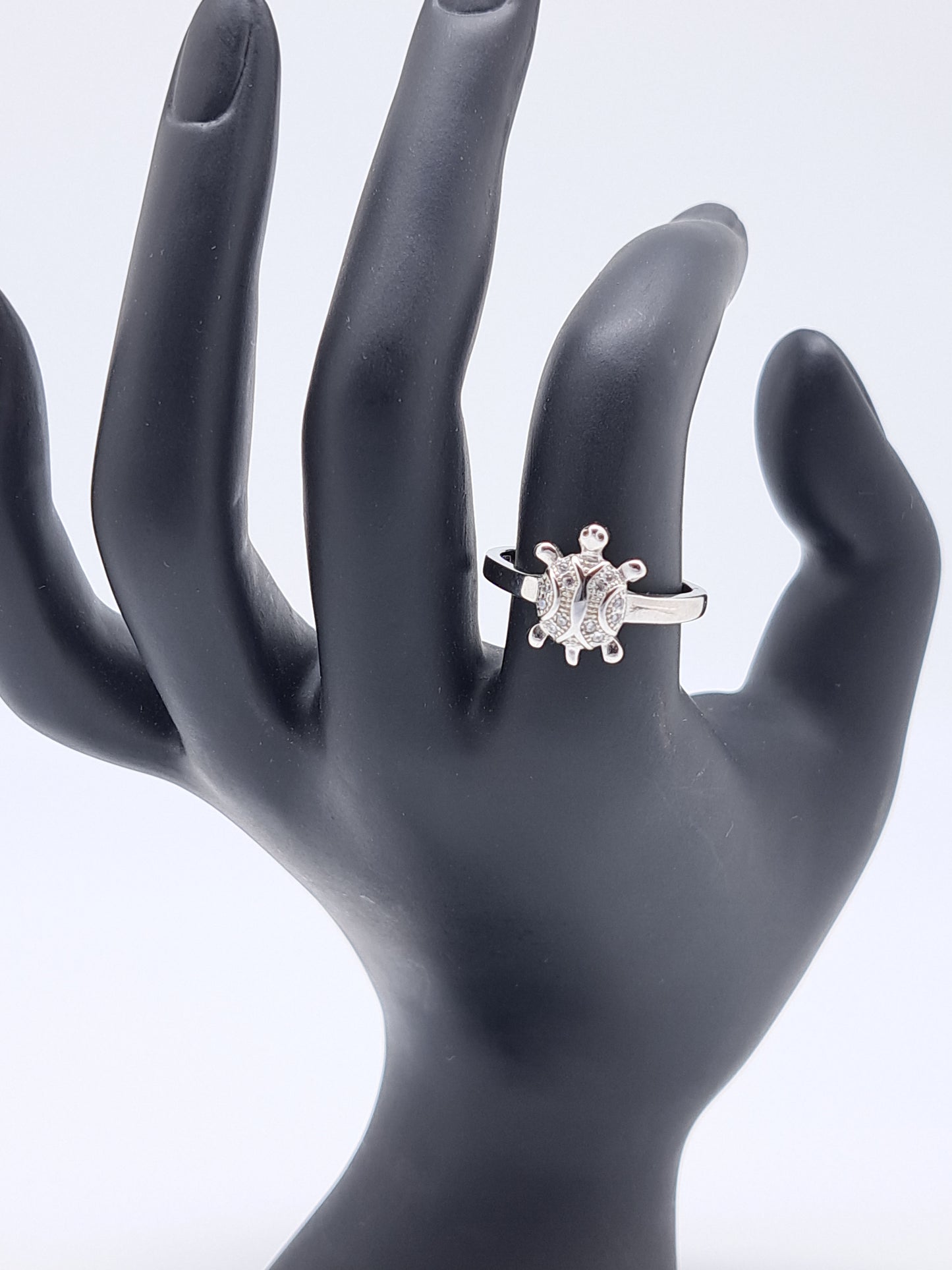 Turtle Elegance Ring - AD Stone