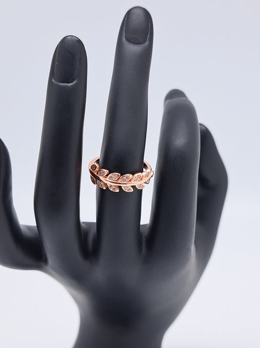 Leaflet Ring - Rose Gold
