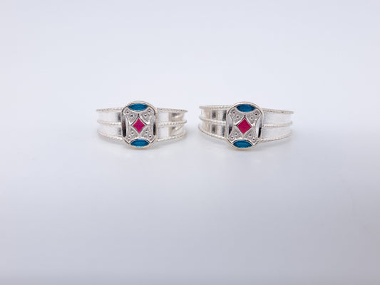 Blue and pink adjustable Hipolish Metti