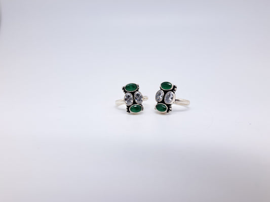 Green and white Fullstone antique Metti