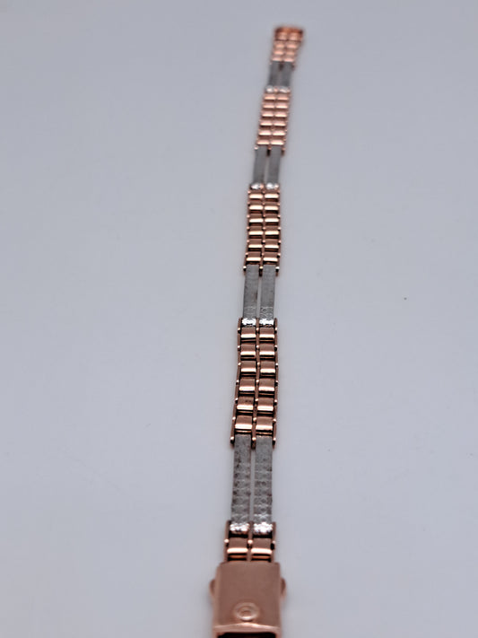 Dual tone - Box Type Bracelet