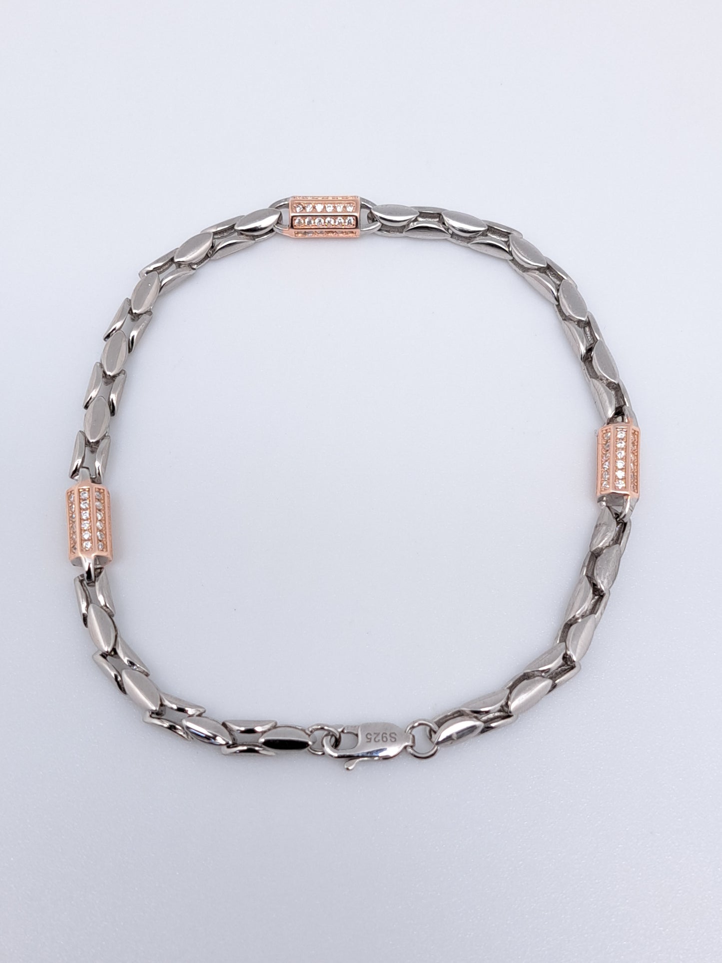 2Tone AD Emebeded Bracelet