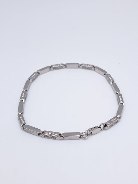 Katli Design Sphered White Bracelet