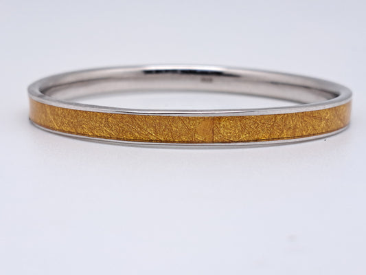 Gold tone Enamel Kada