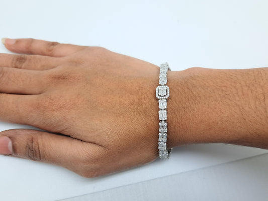 Square AD Stone Bracelet