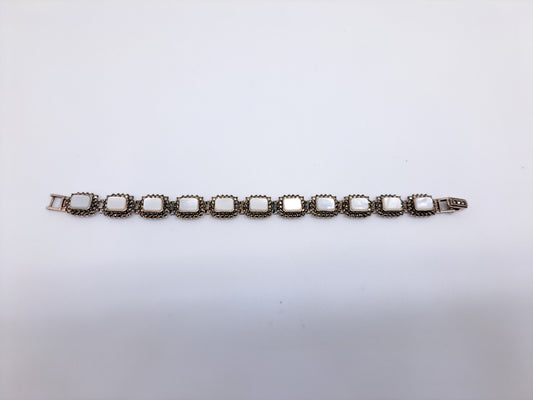 Marcasite and MOP Bracelet