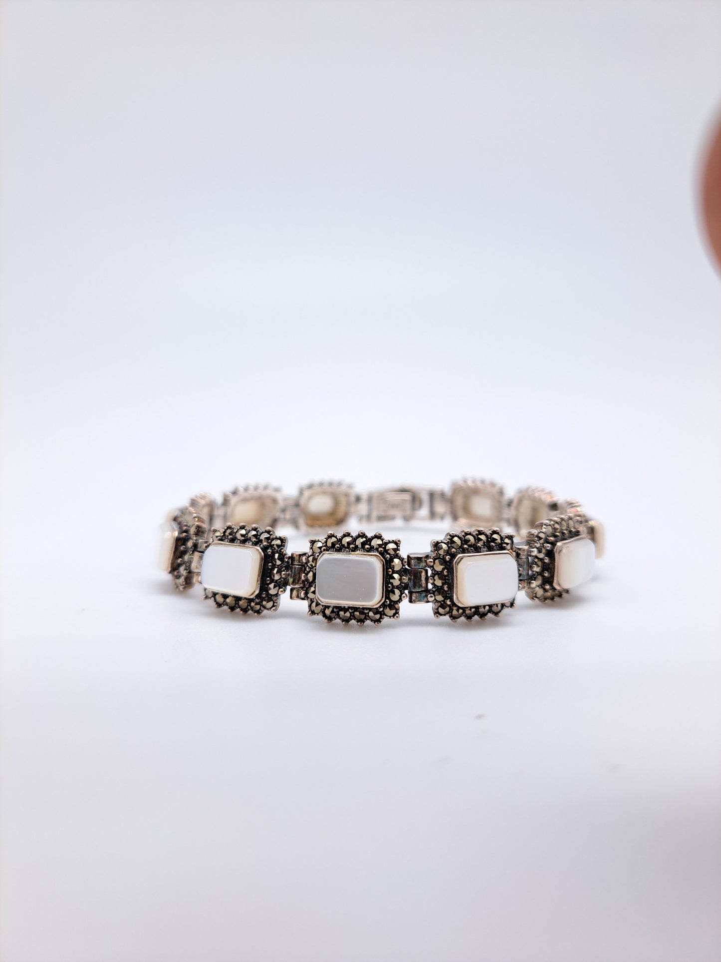 Marcasite and MOP Bracelet