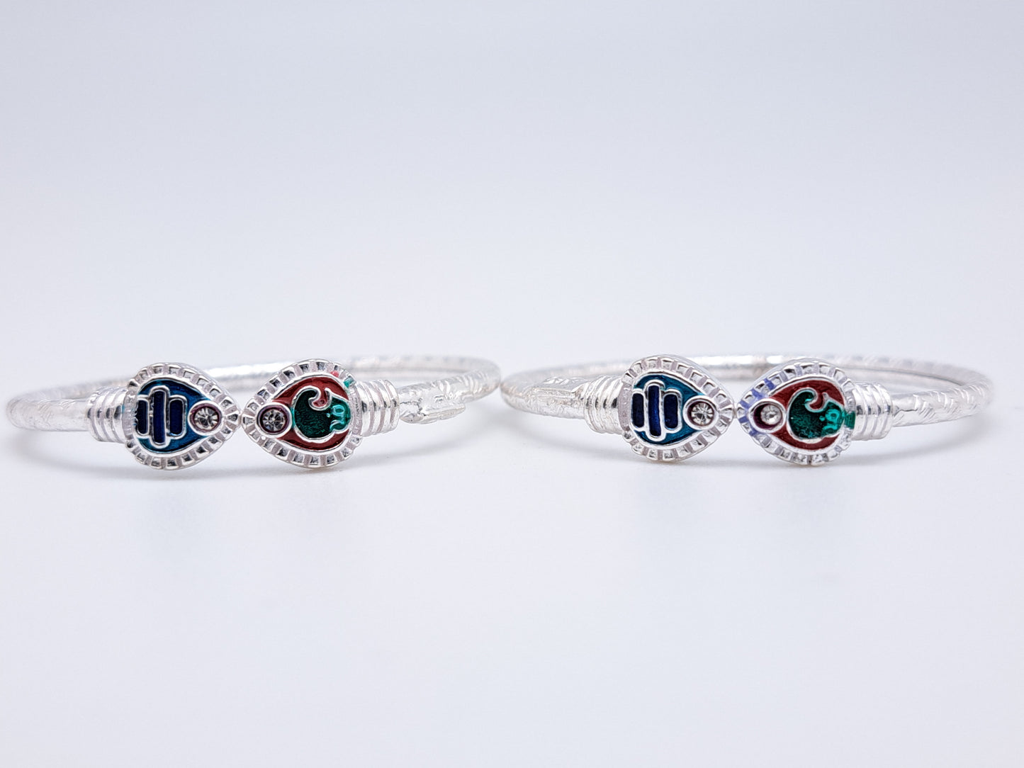 OM and Vel Enamel Bangle for Kids