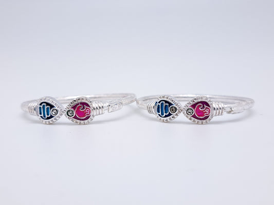 OM and Vel Enamel Bangle for Kids
