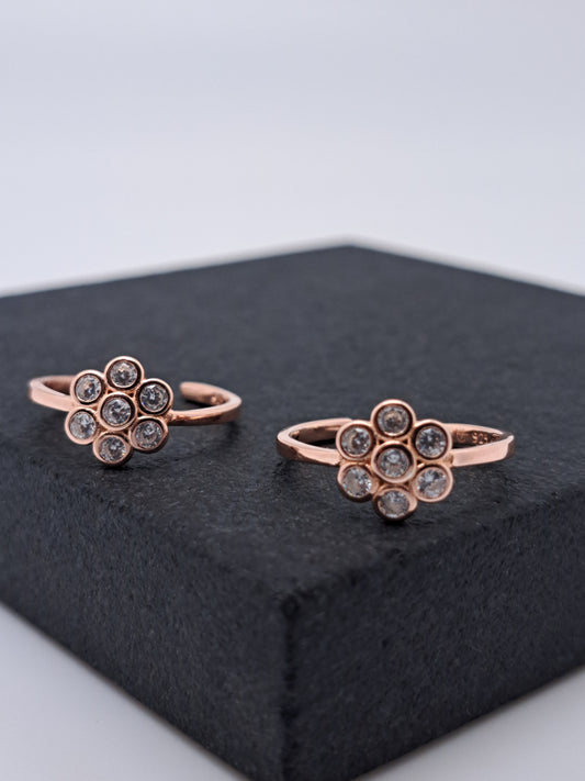 7 Stone Rosegold Metti