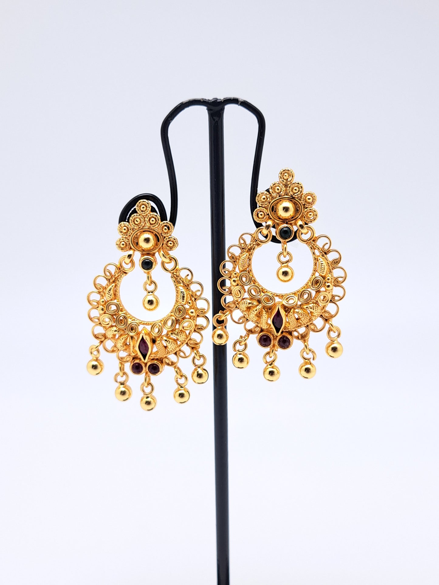 Gold Polish R&G Chandbali