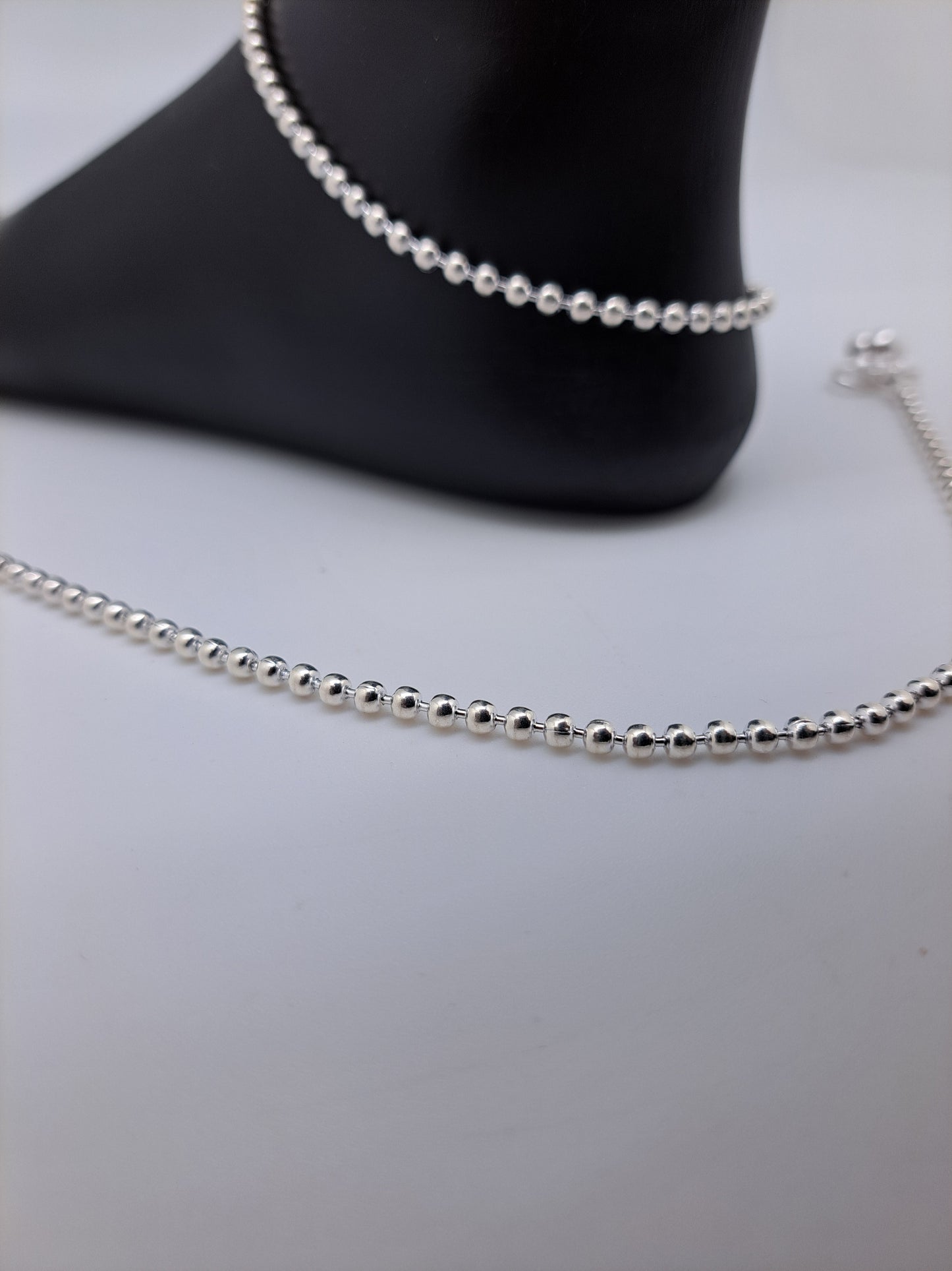 Machine Balls Plain Anklet