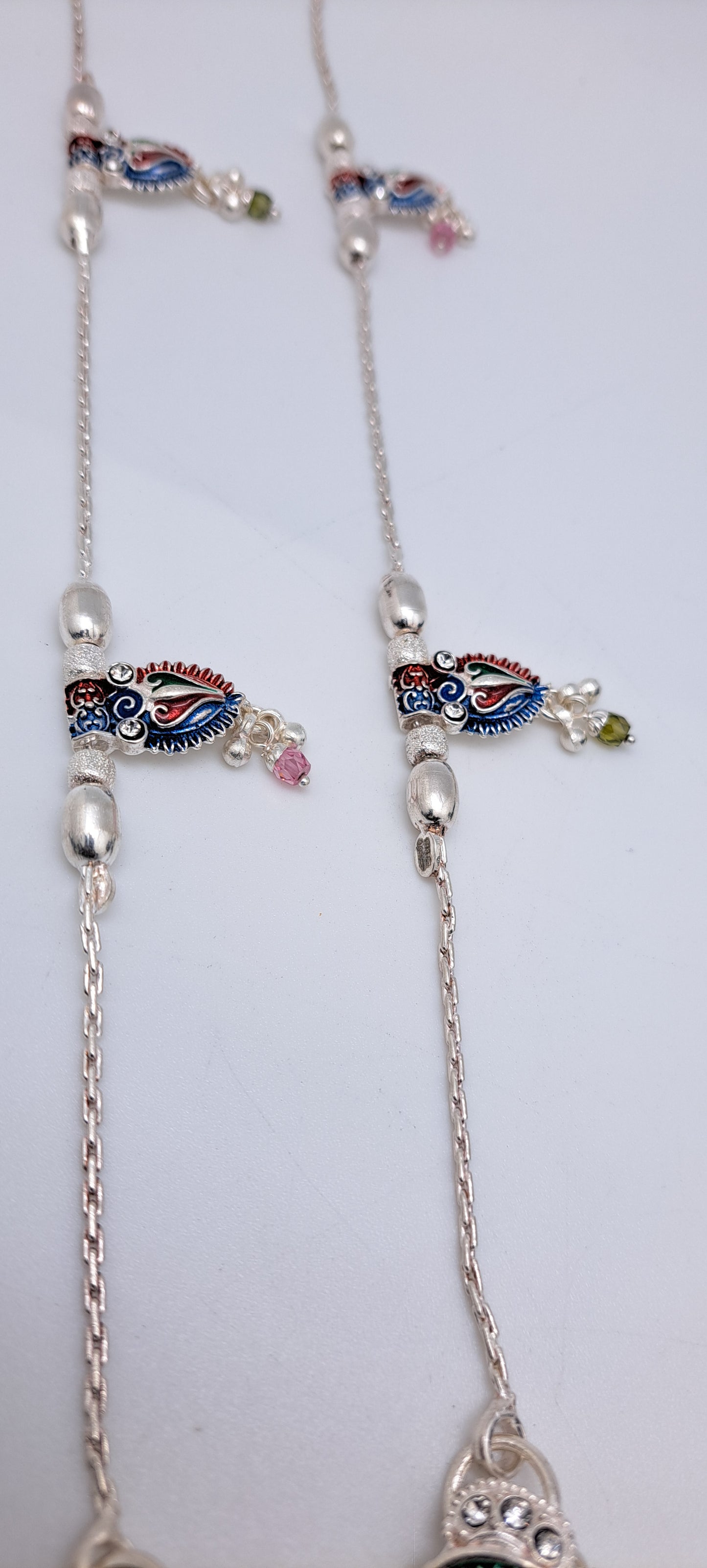 Hi Polish Multicolour Drop Anklet