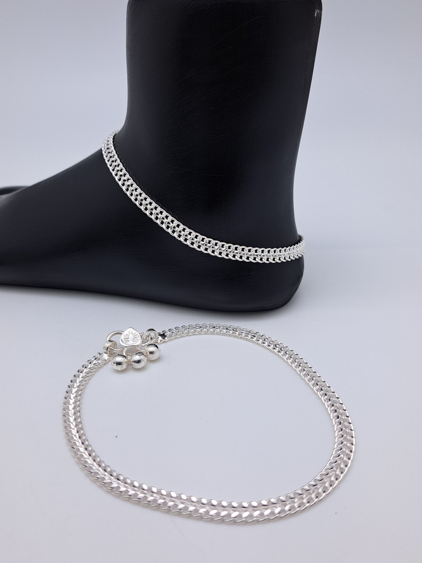 Plain Machine Chain Anklet
