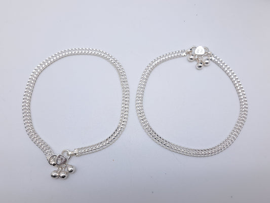 Plain Machine Chain Anklet