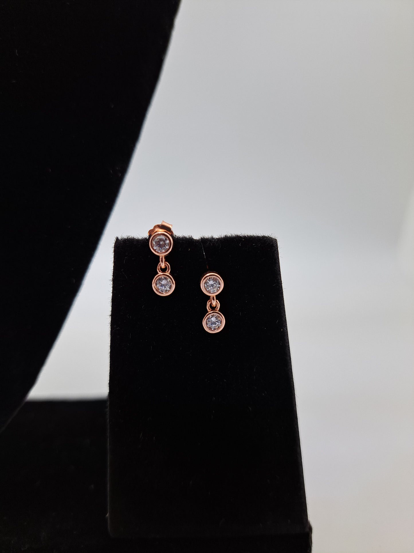Rosegold Necklace & Earring Set