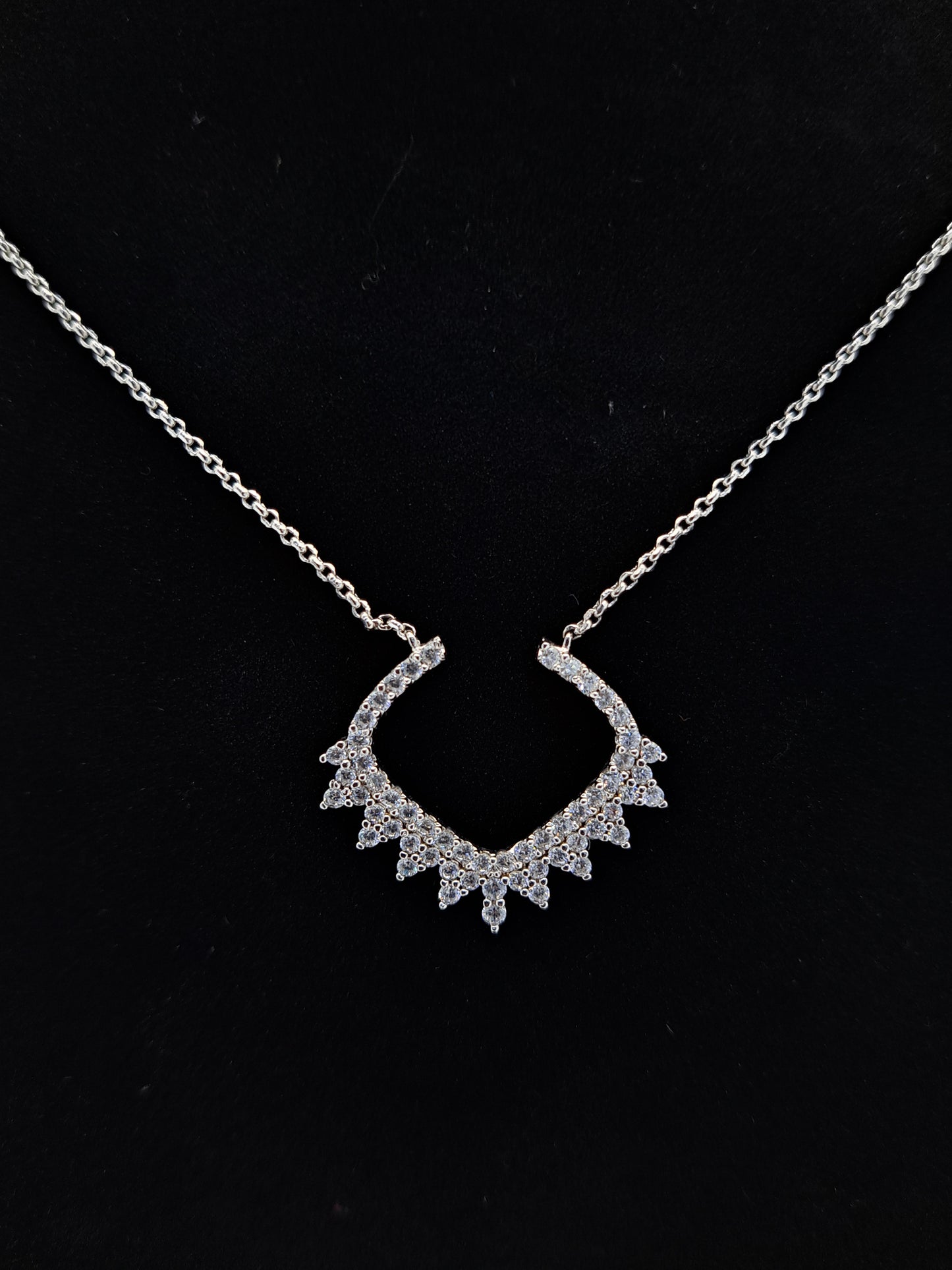 Silver Chain length adjustable with AD Pendant