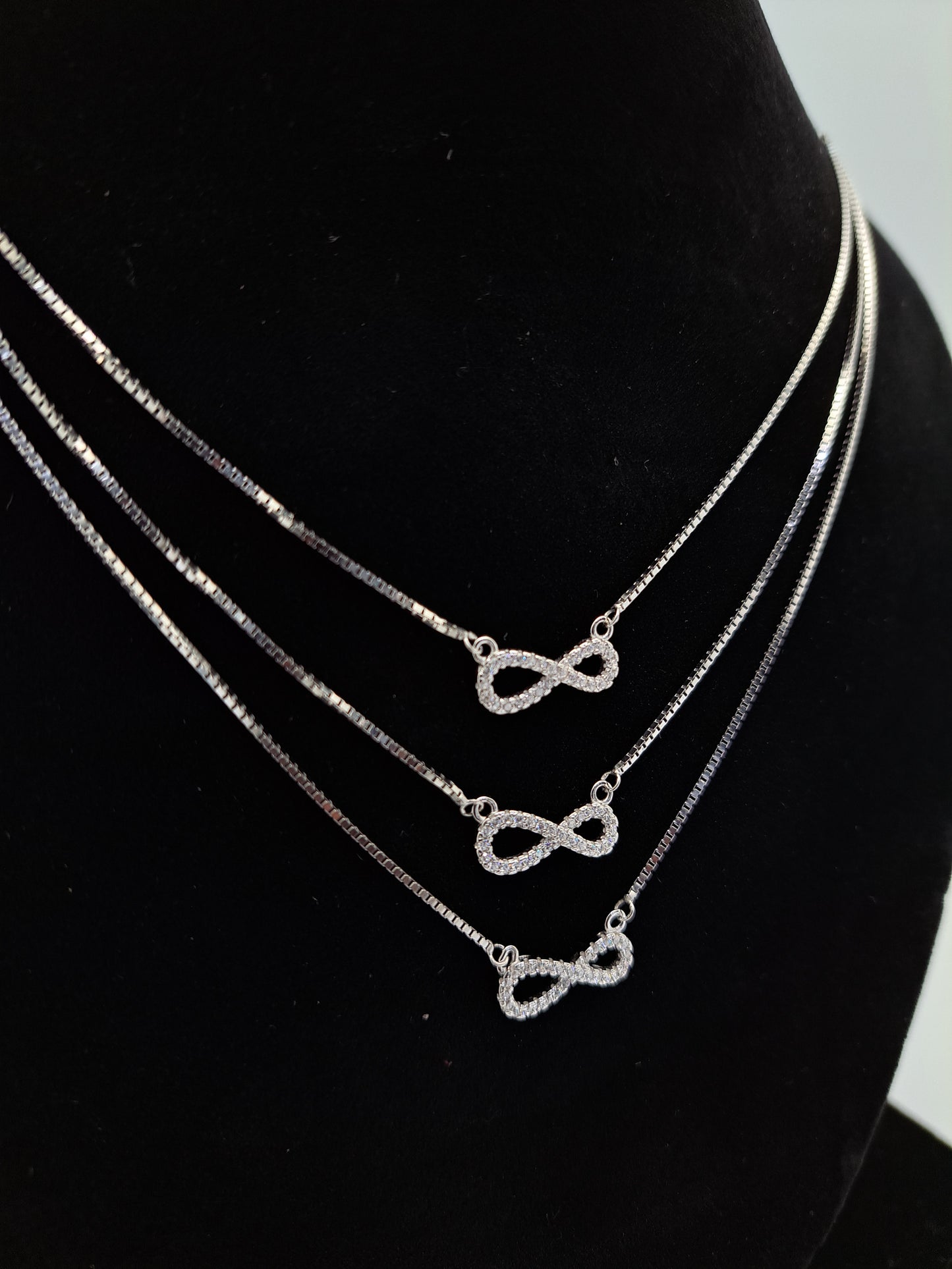 3 layered Infinity Necklace