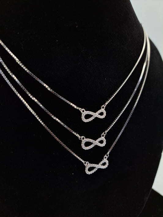 3 layered Infinity Necklace