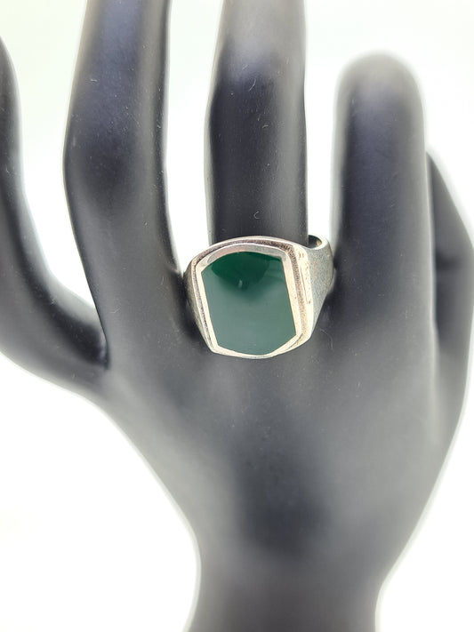 Green Stone Turkey Ring