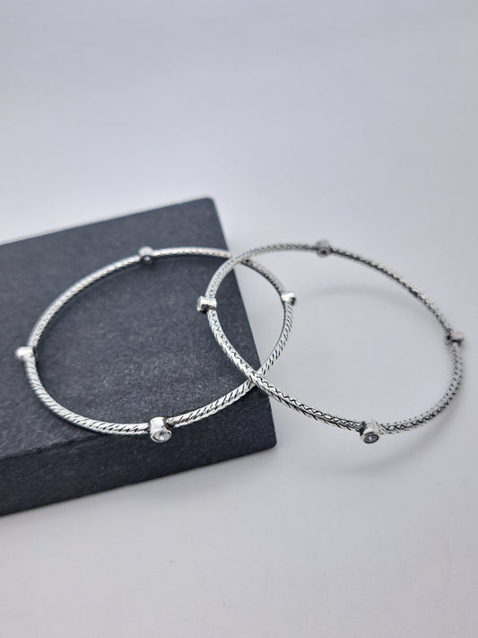 Thin Layered Antique Bangle