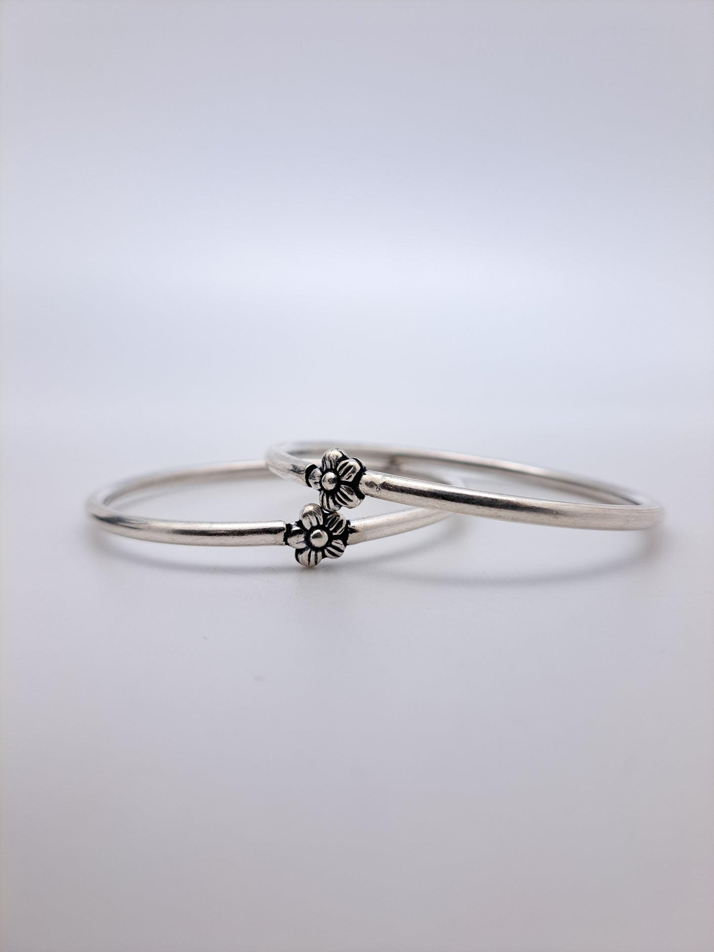 Antique Floral Tube Bangle