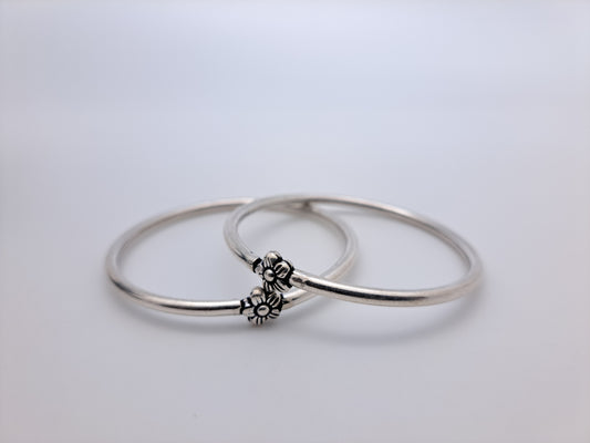 Antique Floral Tube Bangle
