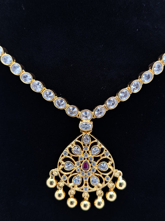 2 in 1 Traditional Necklace can be weared in two sides