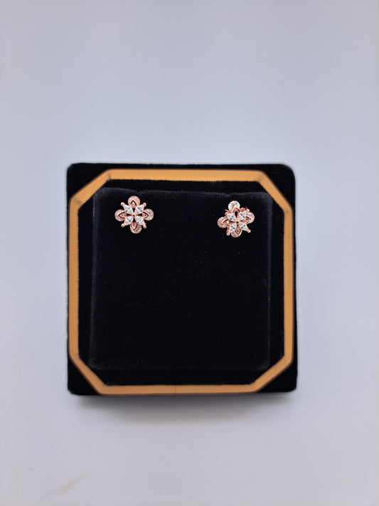 RG 4 Petal Floral Stud