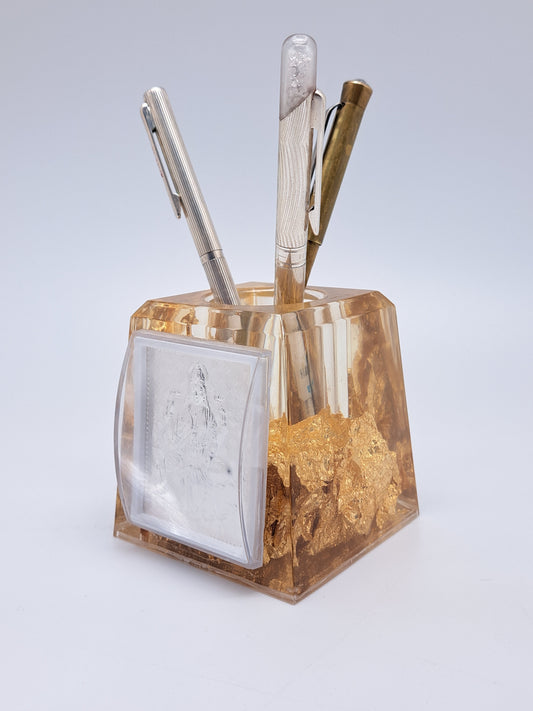 Gold Foil paperweight for gifting and office use (price on Request)