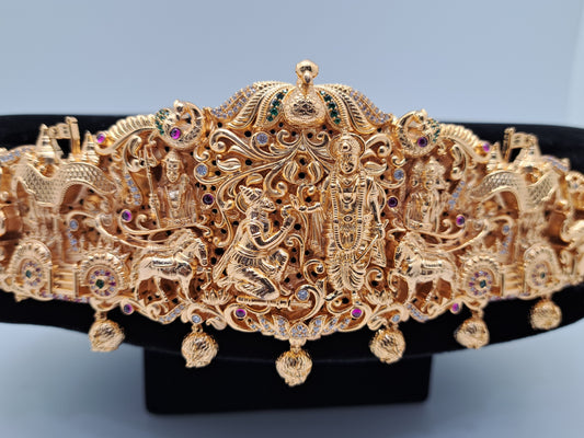 Gold Plated Geetha Ubadesam Nagas Odiyanam(Price on Request)