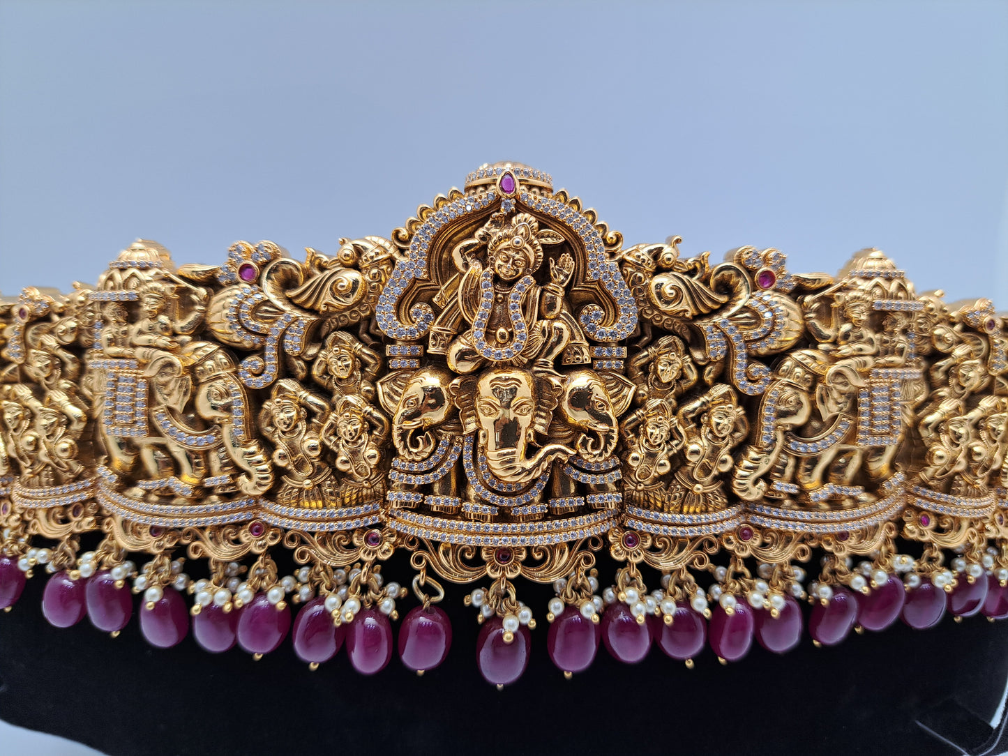 Dancing Krishna on Elephant Nagas Odiyanam with ZR (Price on Request)