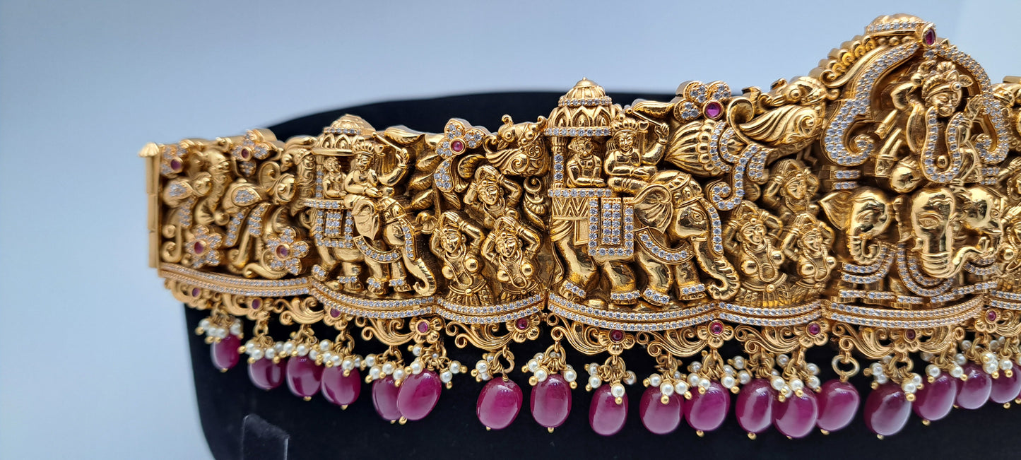 Dancing Krishna on Elephant Nagas Odiyanam with ZR (Price on Request)
