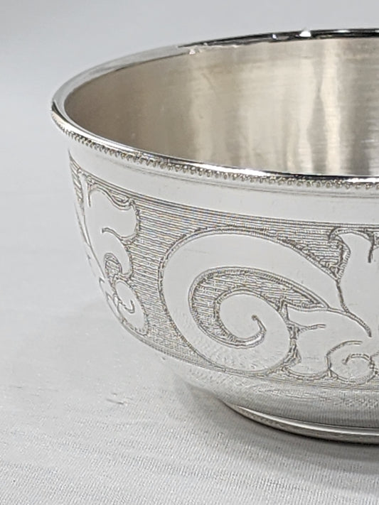 Floral Laser engraved bowl