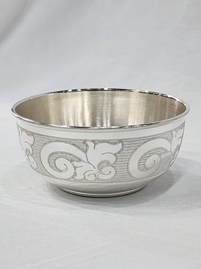 Floral Laser engraved bowl