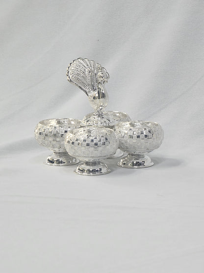 4 in 1 Peacock Welcome Bowl