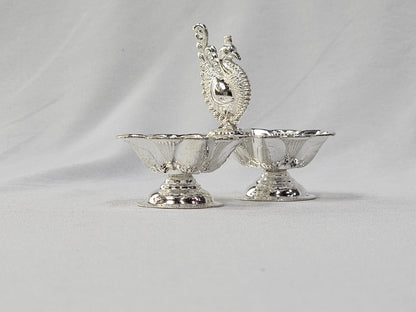 Peacock Kothu KumKum Bowl Nakas